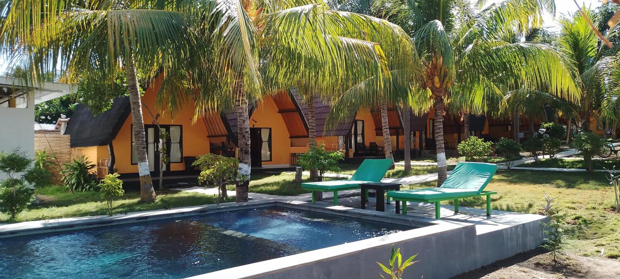 Pandan Bungalow Gili Air Eksteriør billede
