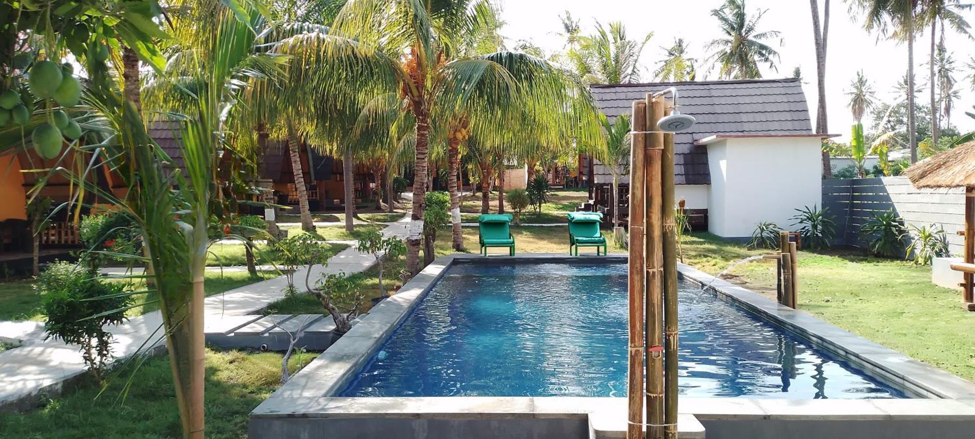 Pandan Bungalow Gili Air Eksteriør billede